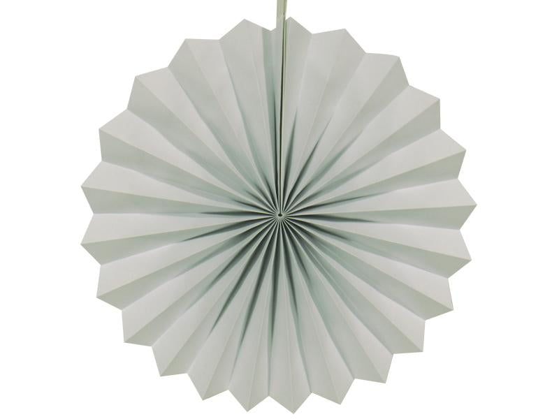 Escarapela Papel 30 Cm Blanca - Airy - Carnaval Online