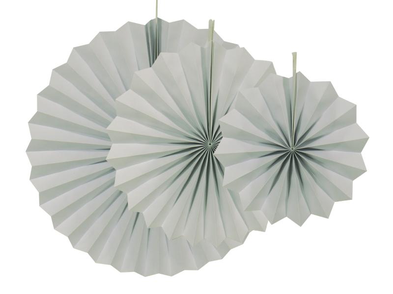 Escarapela Papel 30 Cm Blanca