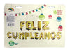 Globo Foil Feliz Cumpleaños Dorado 49 Cm - Airy - Carnaval Online