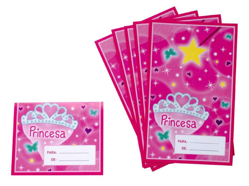 Invitaciones Princesa X 6 - Airy - Carnaval Online