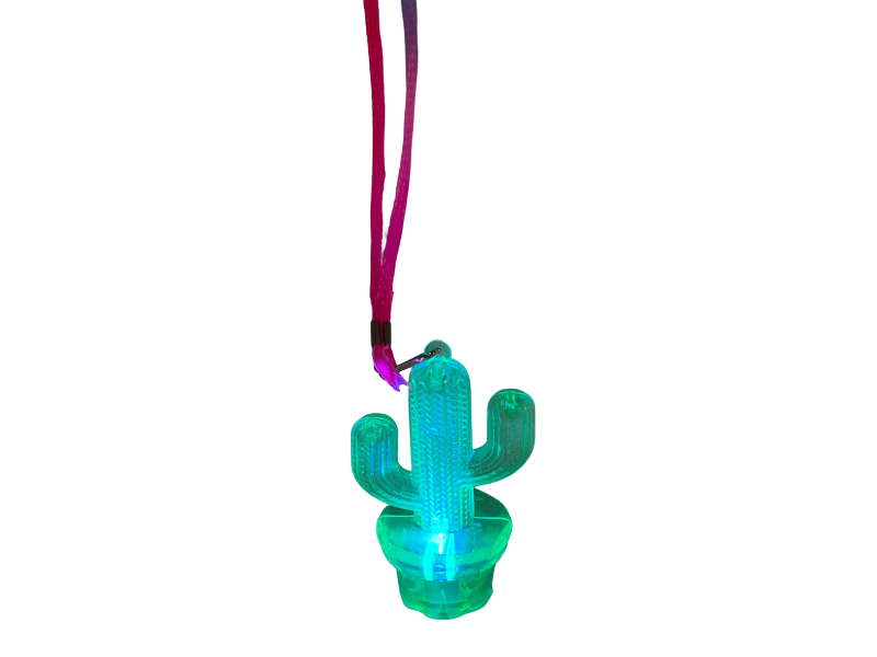Collar Colgante Luminoso Diseños Cactus