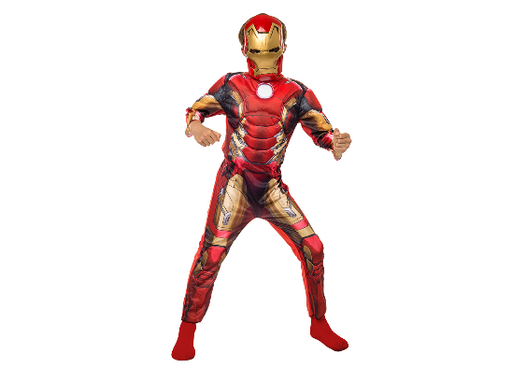 Disfraz Assemble Iron Man C/Musculos 4-6 Años - Glam - Carnaval Online