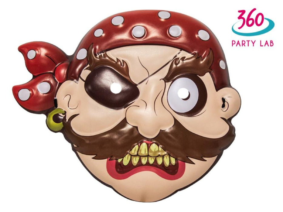 Mascara R.A. Pirata Adulto - Airy - Carnaval Online
