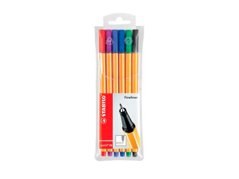Pack 6 Lapices 68 Fineliner