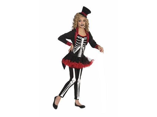 Disfraz Señorita Huesos 12 A 14 Años - Carnaval Online