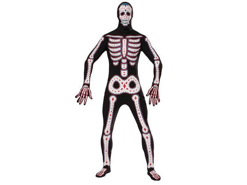 Disfraz Pegado Esqueleto Hombre L - Carnaval Online