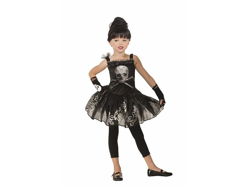 Disfraz Bailarina De La Muerte 4 A 6 Años - Carnaval Online