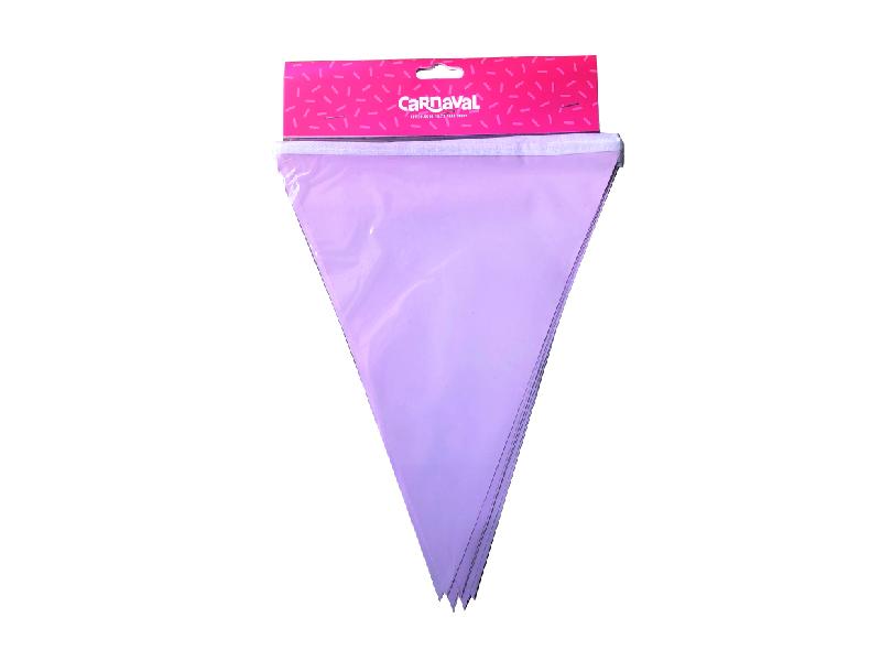 Banderin Papel Rosado 3,2M