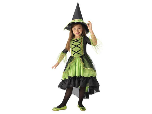 Disfraz bruja verde 8 a 10 años