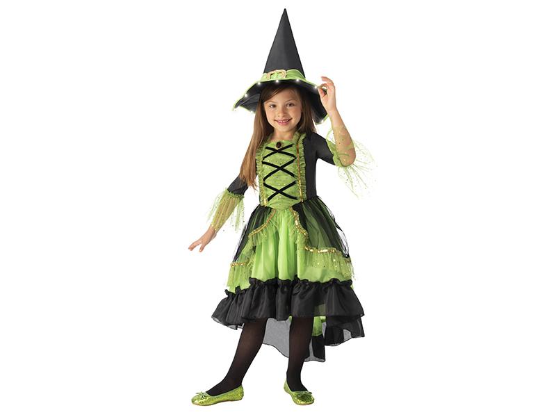 Disfraz bruja verde 8 a 10 años