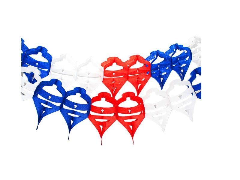 Guirnalda De Papel Forma De Trompo Chile 2Mts