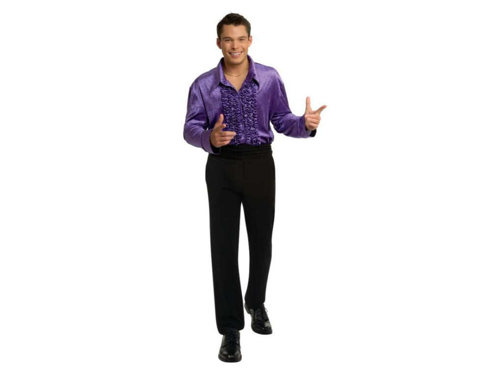 Camisa Disco Velvet Morada S