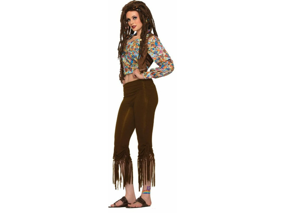 Pantalones Con Flecos Hippie XS