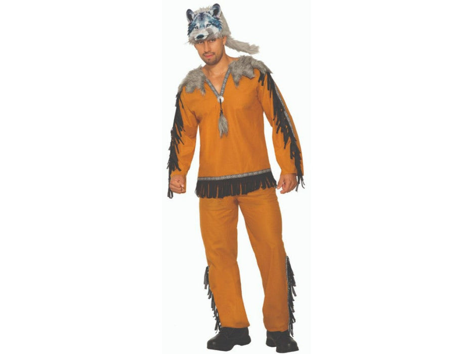 Disfraz Hombre Espiritu De Lobo Standard