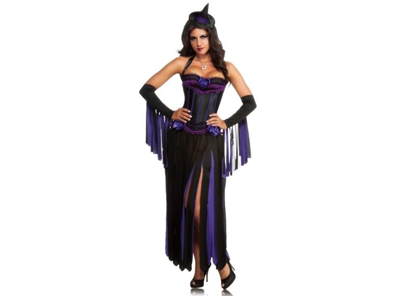 DISFRAZ HECHICERA MORADA STANDARD