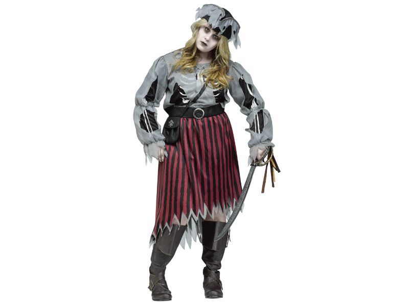 Disfraz Mujer Pirata Zombie