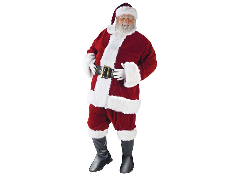 Disfraz Viejito Pascuero Ultra Velvet Talla XXL