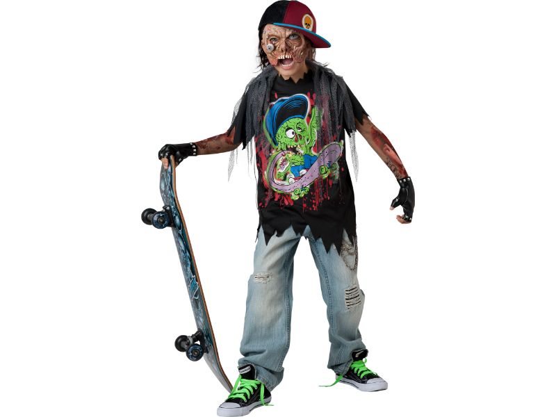 Disfraz Zombie Skater Niño 6 Años