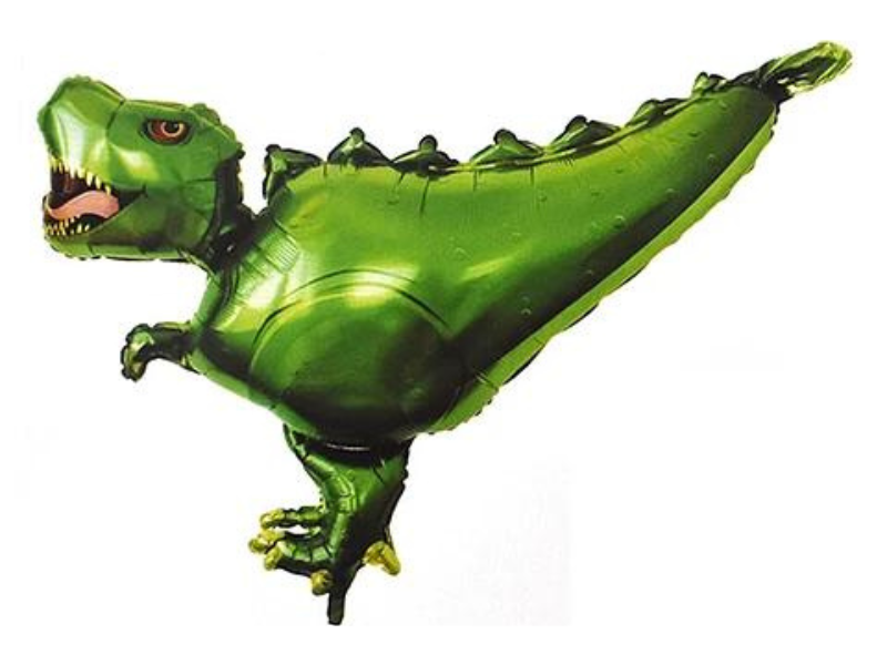 Globo Foil Dinosaurio Verde 99 X 75 Cm