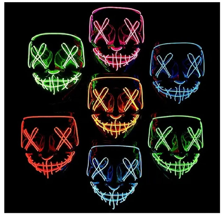 Mascara Led De La Purga - Varios Colores