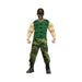 Disfraz musculoso de la jungla para niño con brazos musculosos, chaleco verde con bolsillos y pantalón camuflado