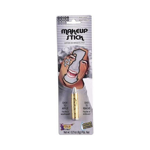 Maquillaje en barra plateado Makeup Stick en su empaque, 6 g