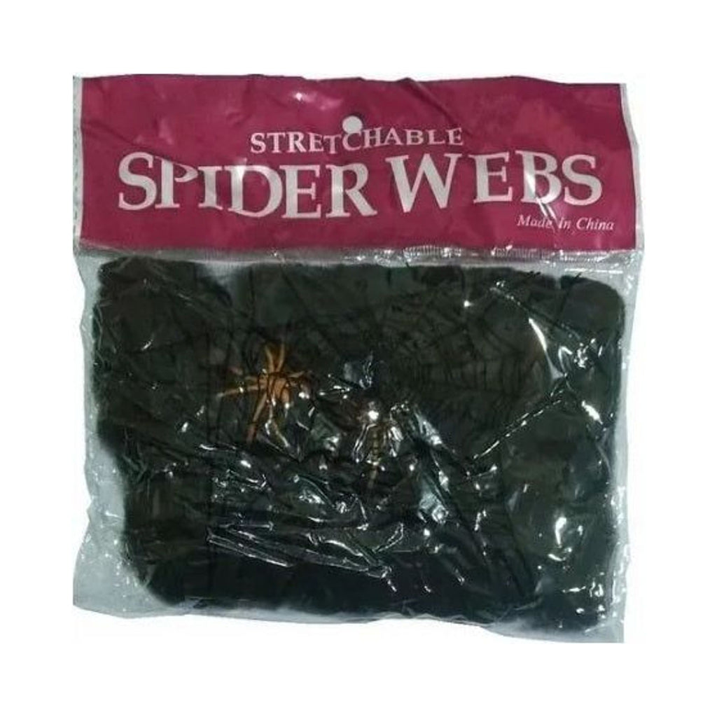 Telaraña Elástica Halloween 20 g con 2 Arañas